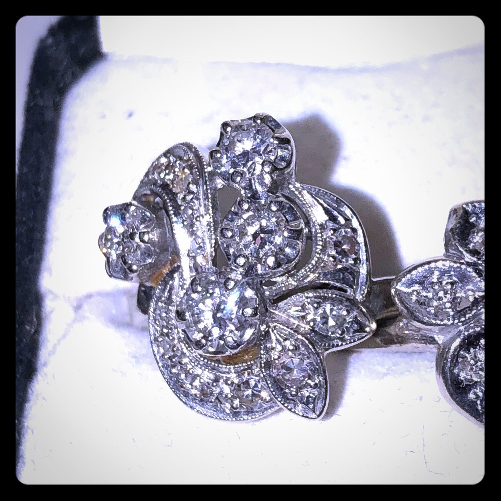 White Gold & Diamond Cocktail Ring